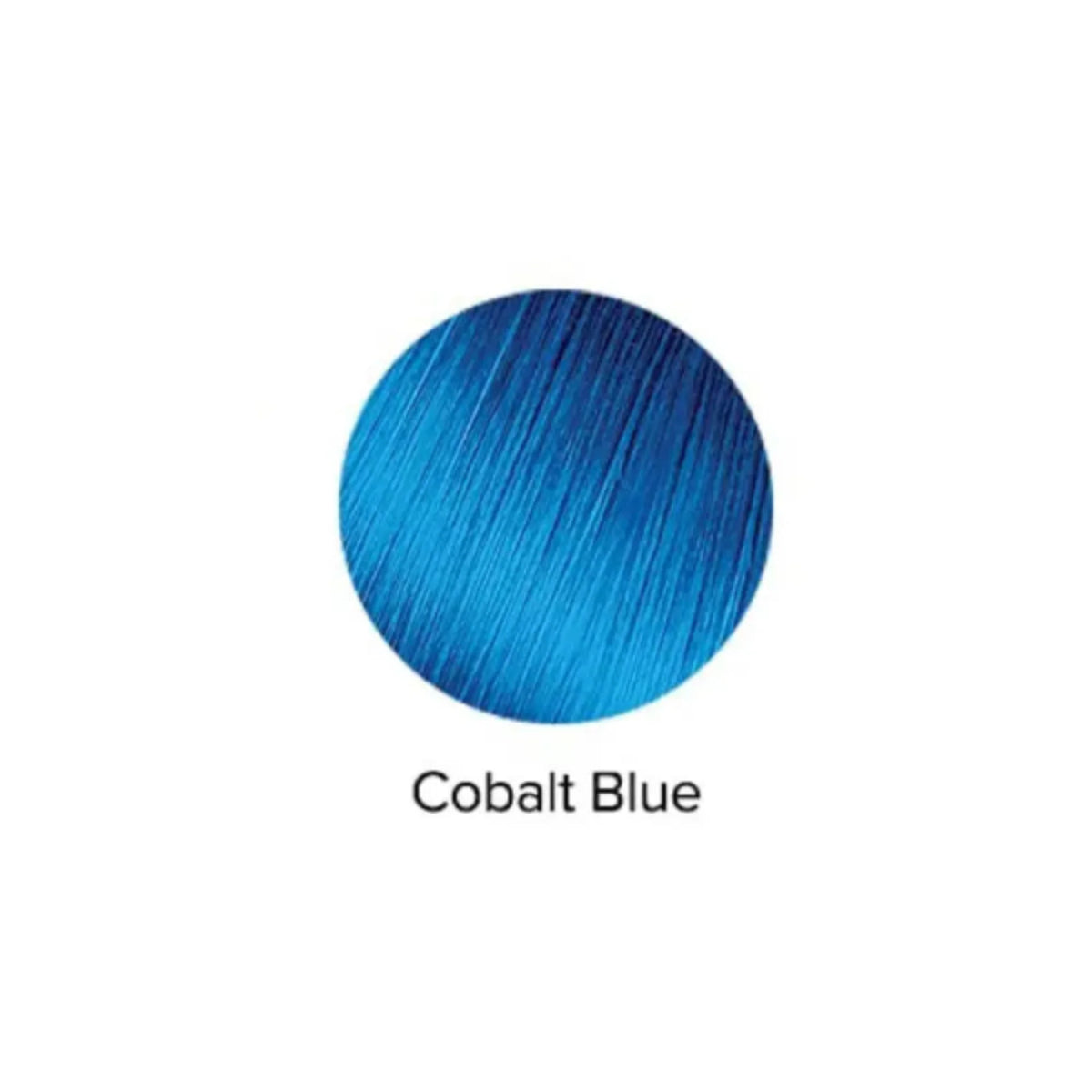 Cobalt blue color swatch on a white background