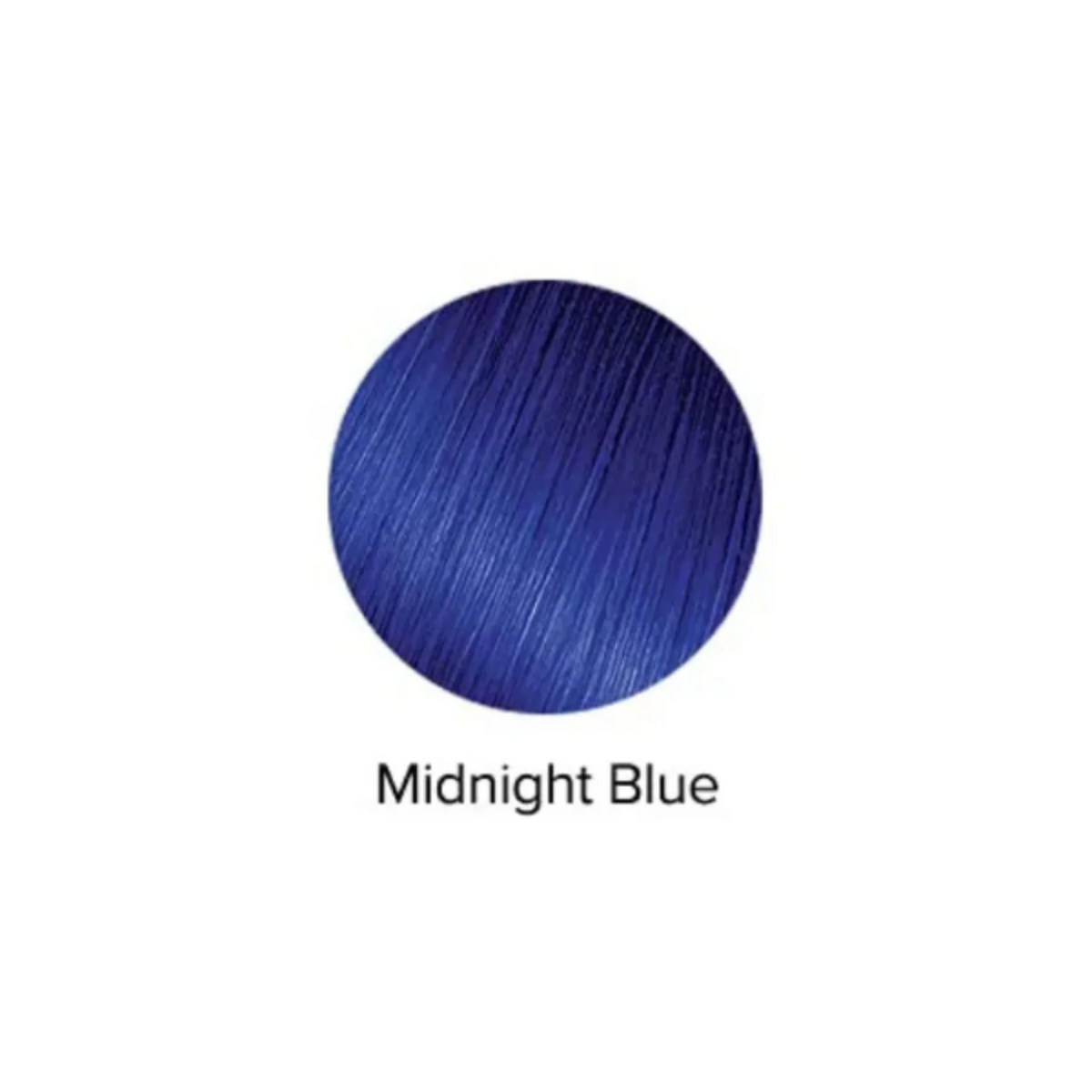 Color swatch of 'Midnight blue' on a white background