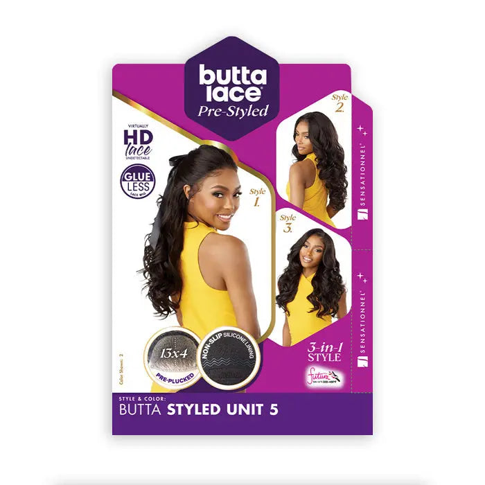 Sensationnel Butta Lace Pre-Styled Glueless 13x4 HD Lace Front Wig - BUTTA STYLED UNIT 5 Sensationnel