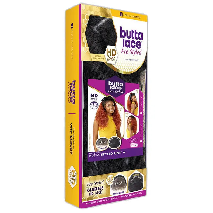 Sensationnel Butta Lace Glueless 13x4 HD Lace Front Wig - BUTTA STYLED UNIT 6 Sensationnel