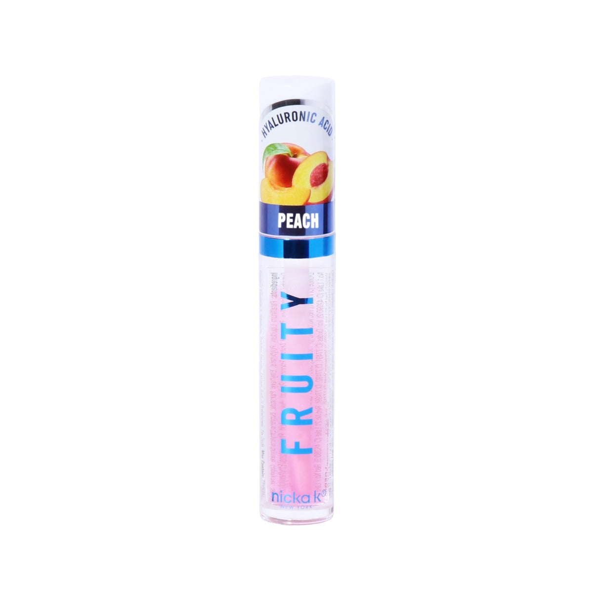 Nicka K Fruity Lip Gloss – Peach tube