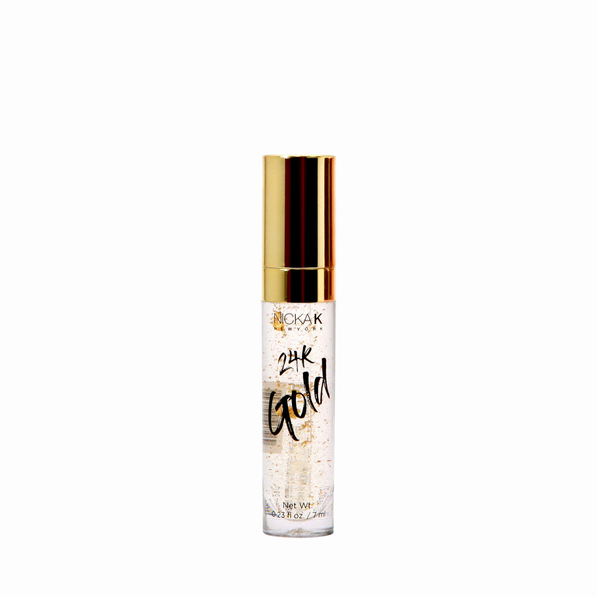 Nicka K 24K Gold Lip Gloss, Gold tube