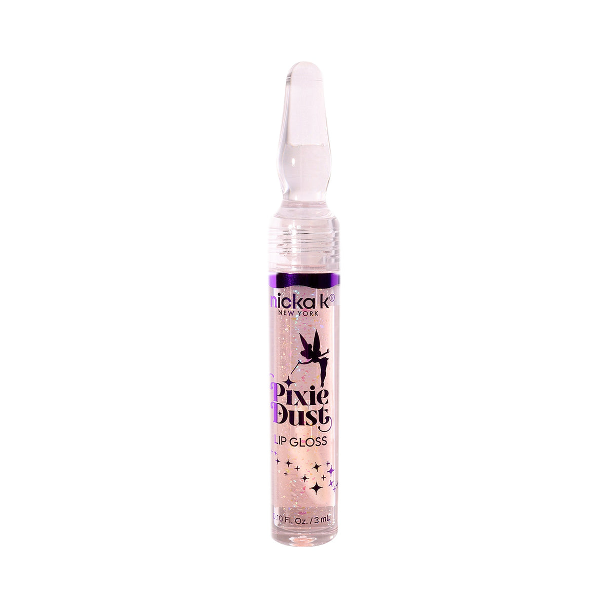 Nicka K Pixie Dust Lip Gloss – Orange, tube