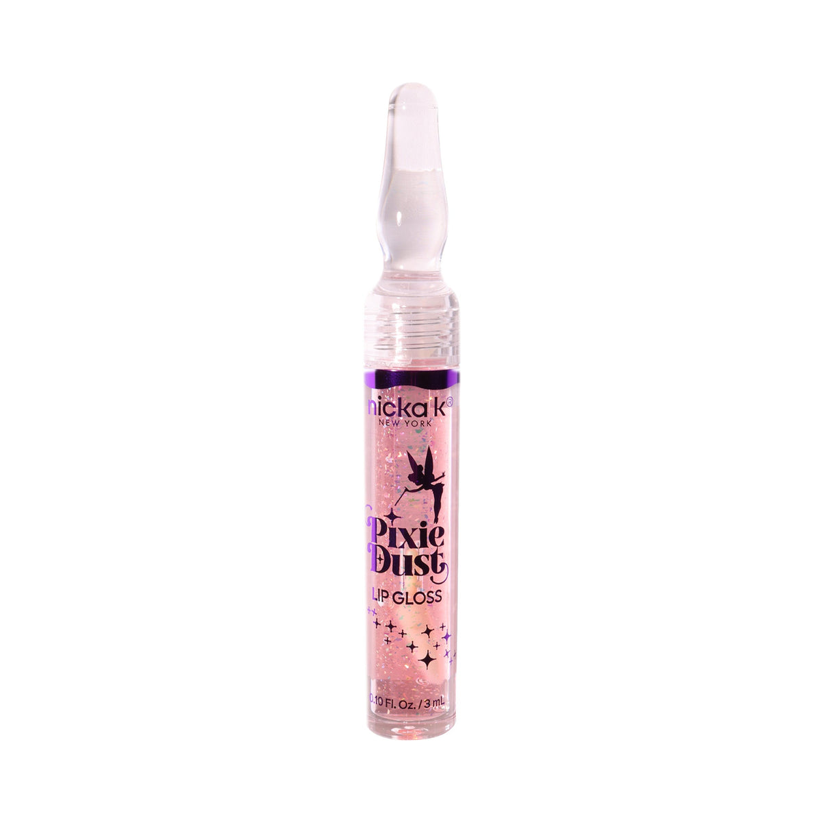 Nicka K Pixie Dust Lip Gloss – Strawberry, tube