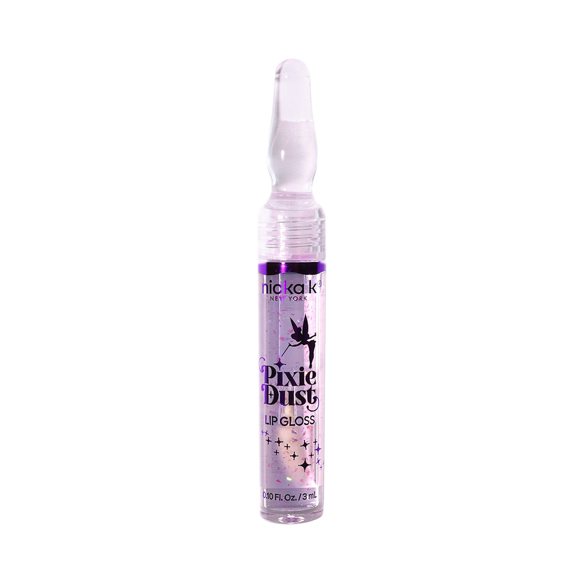 Nicka K Pixie Dust Lip Gloss – Grape, tube