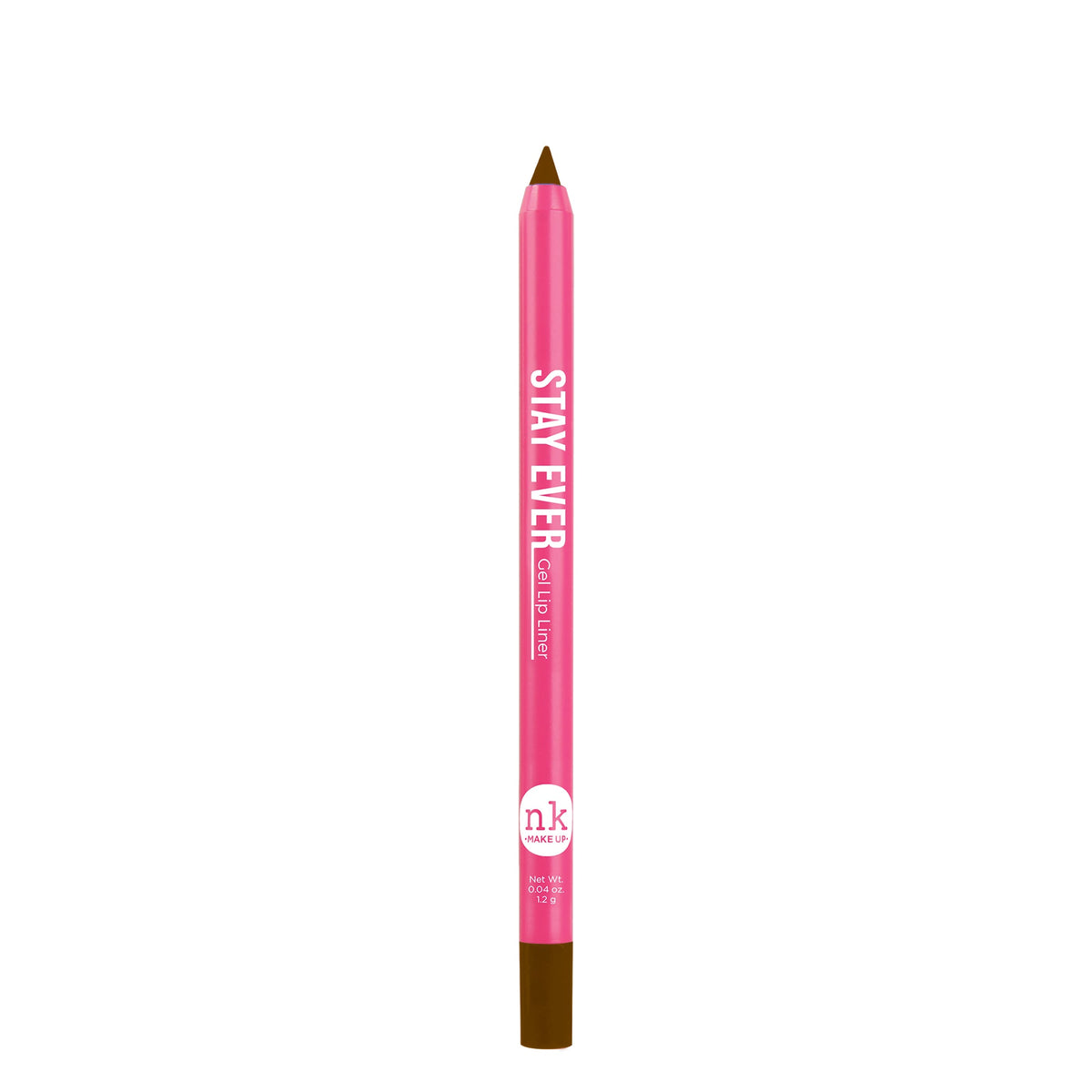 Nicka K Stay Ever lip liner in Taupe Brown, pencil