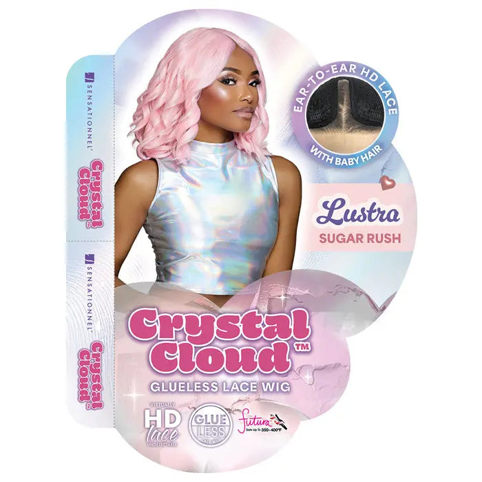 Sensationnel Empress Shear Muse Crystal Cloud Glueless HD Middle Part Lace Wig - LUSTRA Sensationnel