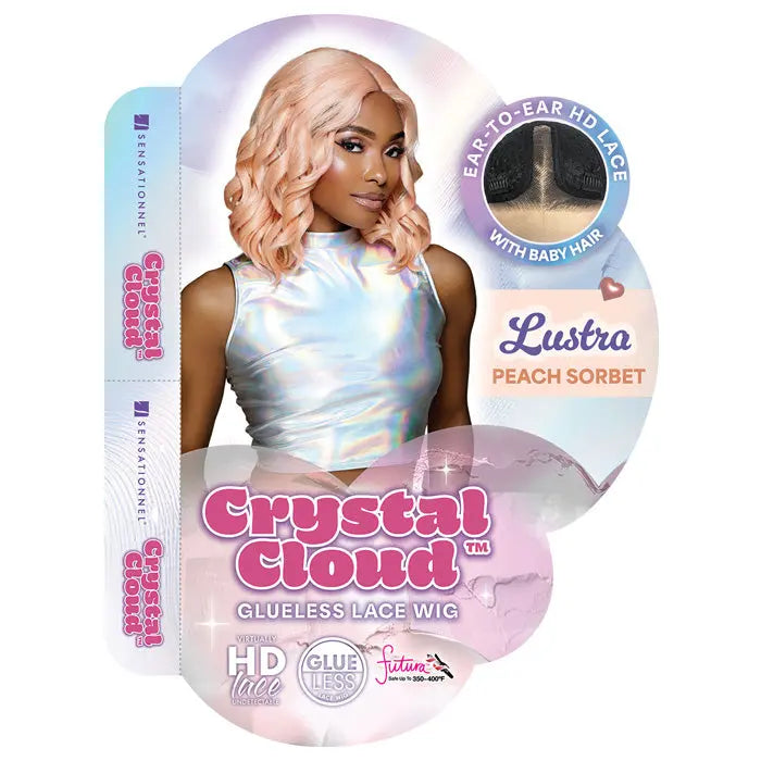 Sensationnel Empress Shear Muse Crystal Cloud Glueless HD Middle Part Lace Wig - LUSTRA Sensationnel
