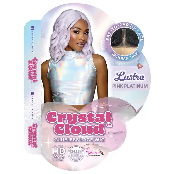 Sensationnel Empress Shear Muse Crystal Cloud Glueless HD Middle Part Lace Wig - LUSTRA Sensationnel