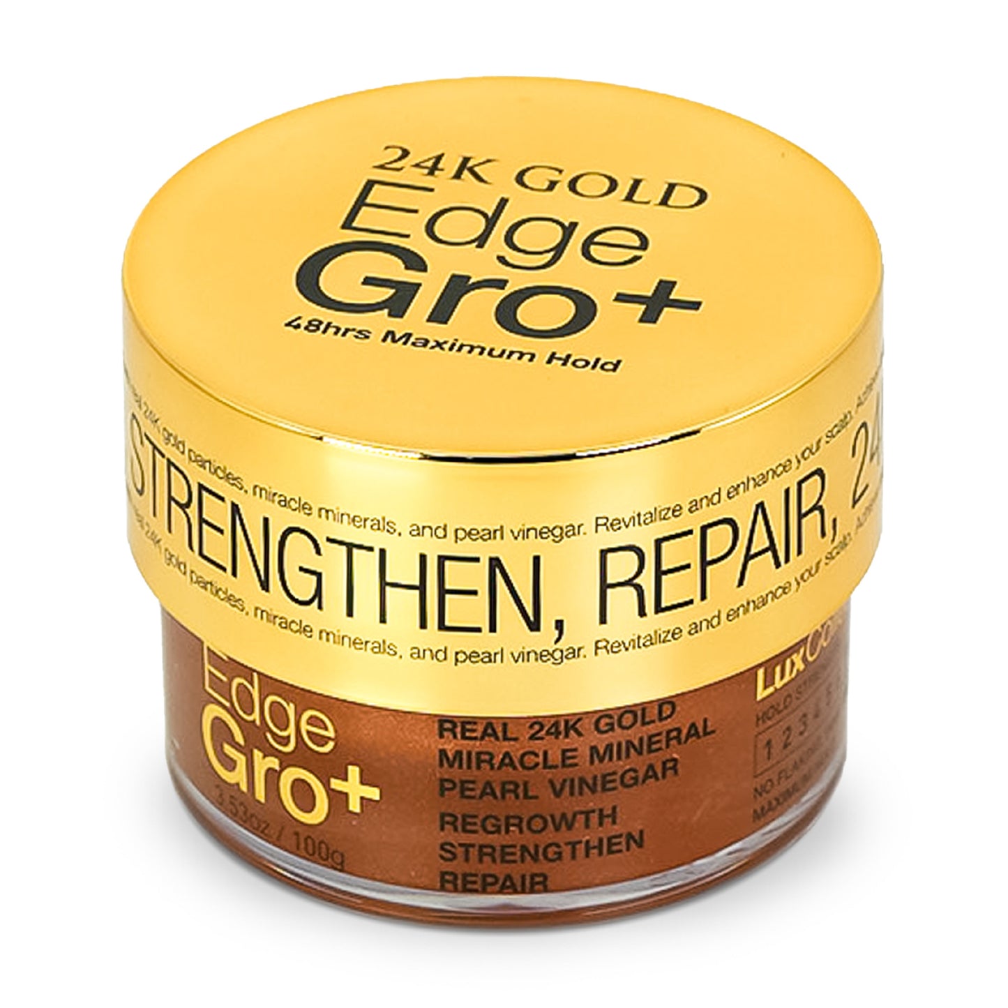 24K Gold Edge Gro+ 48 Maximum Hold Edge Tamer