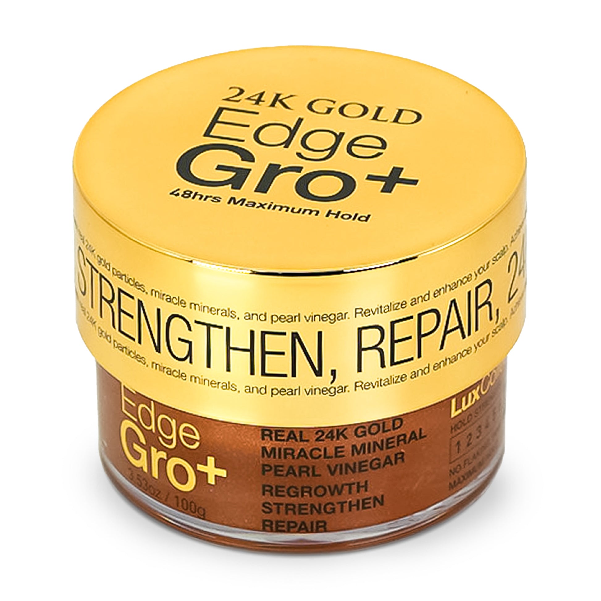 24K Gold Edge Gro+ 48 Maximum Hold Edge Tamer