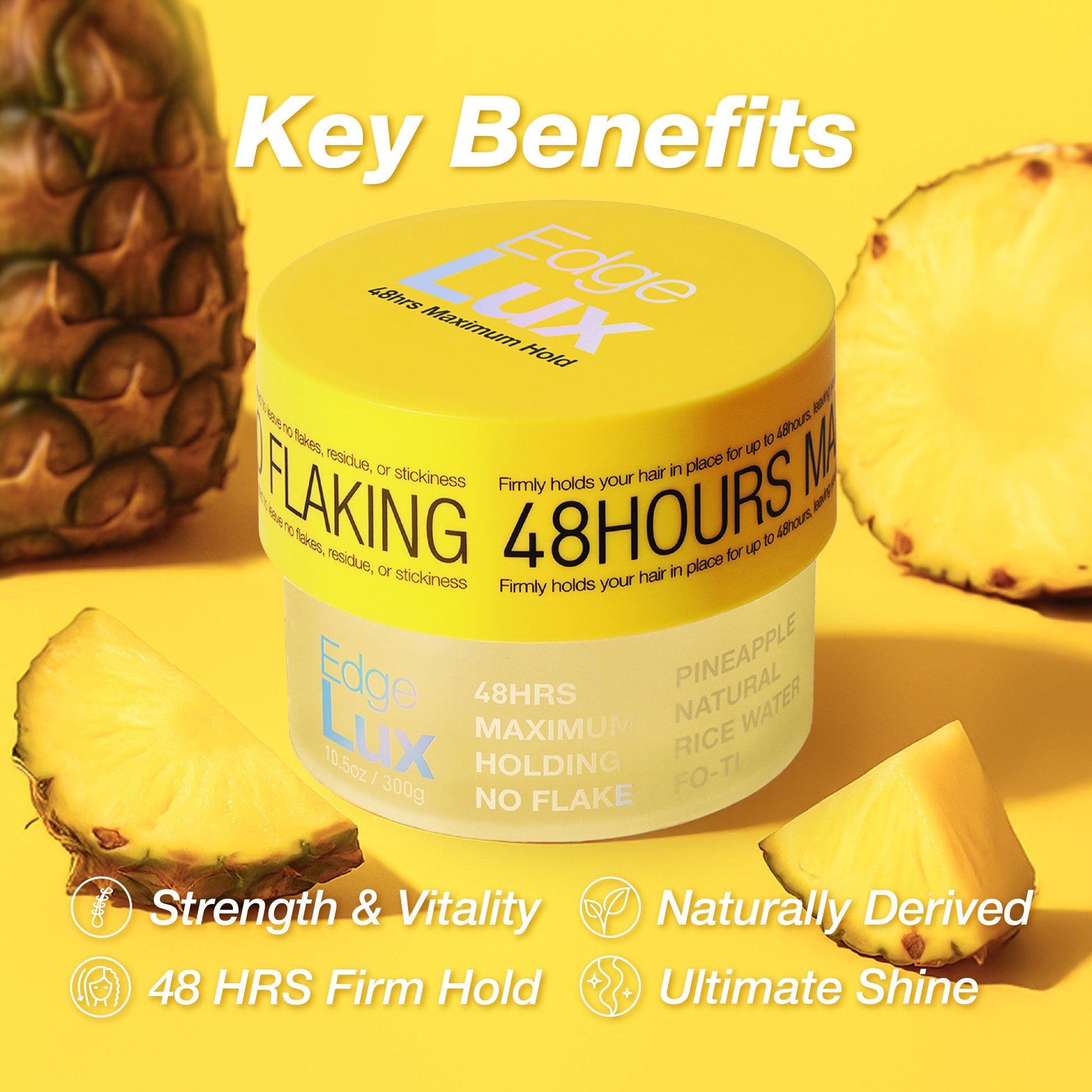 Edge Lux 48 Hour Maximum Hold Edge Tamer Pineapple