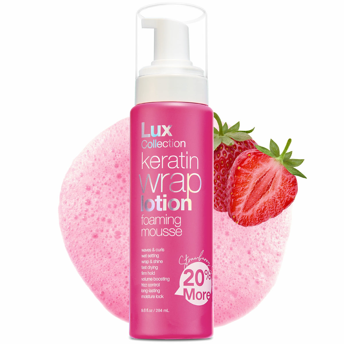 Wrapping Foam Lotion Wave Curl Wet Setting Styling Hair Foaming Mousse Keratin