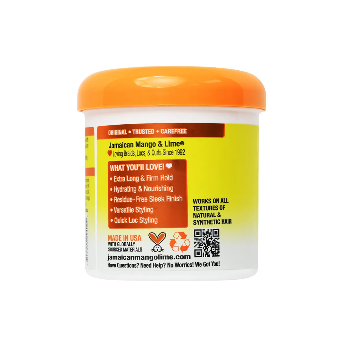 Jamaican Mango & Lime Extra Hold Locking Firm Wax Strengthening