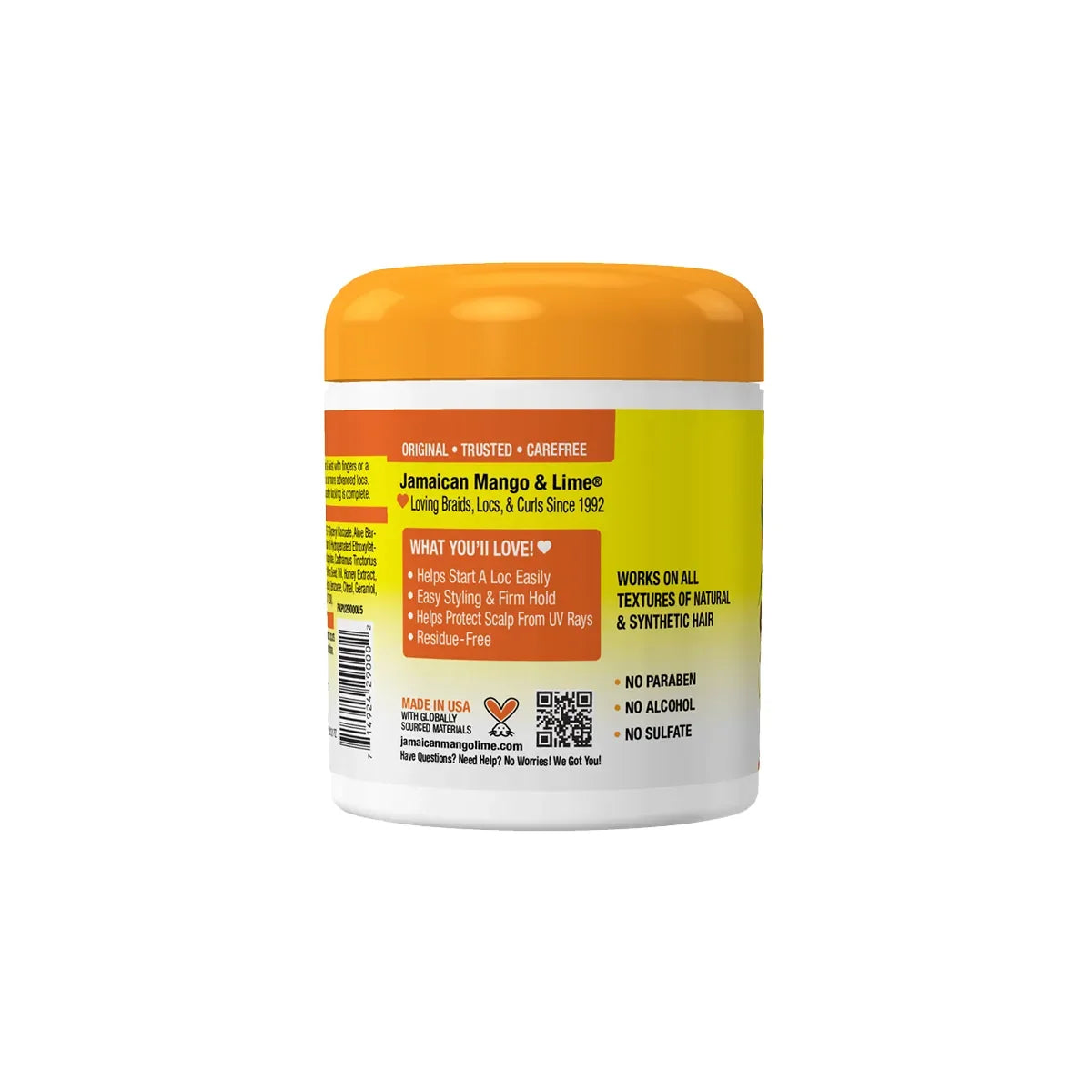 Jamaican Mango & Lime Locking Gel – 6 oz jar features label