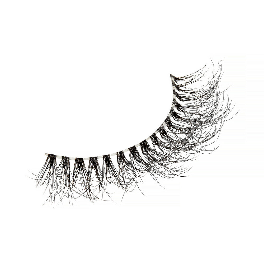 MIL01_extra_008 "I-ENVY Mink Impact Lite Clear Band Vegan Faux Mink Strip Lash, additional product view 8."
