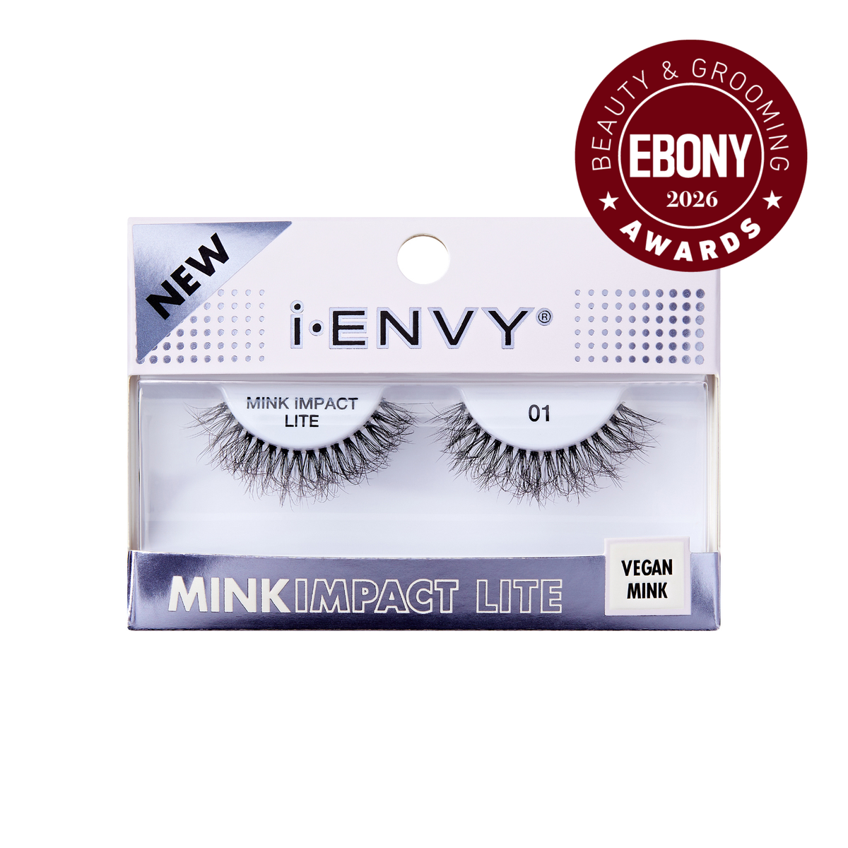 MIL01_main "A single false eyelash. The eyelash is curved and features multiple individual strands that vary in length, creating a natural and voluminous look. The base of the eyelash is dark and appears to be designed for easy application to the eyelid. The strands are fine and taper towards the ends, mimicking the appearance of natural eyelashes."