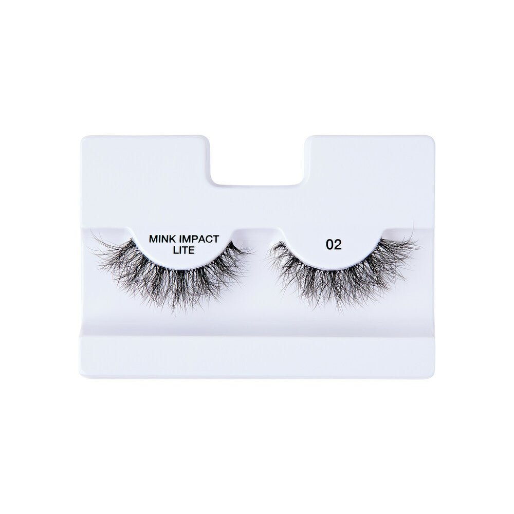 MIL02_extra_007 "I-ENVY Mink Impact Lite Clear Band Vegan Faux Mink Strip Lash, additional product view 7."