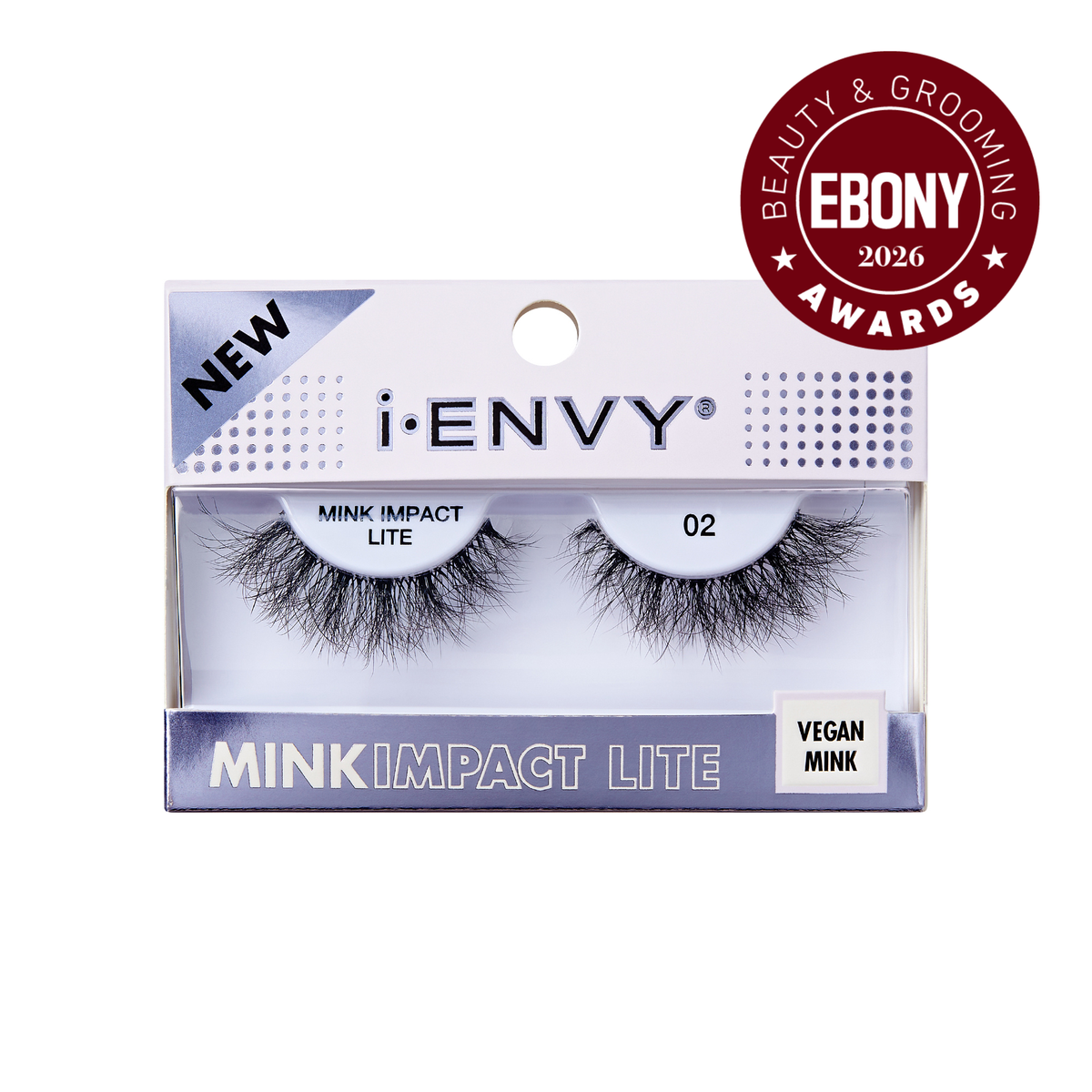 MIL02_main "A single false eyelash. The eyelash is curved and features a dense arrangement of fine, black synthetic fibers that taper towards the ends, mimicking the natural look of human eyelashes. The base of the eyelash strip is slightly thicker to provide support and ease of application. The overall design suggests it is intended to enhance the volume and length of natural eyelashes when applied. The background is plain white, highlighting the details of the eyelash."