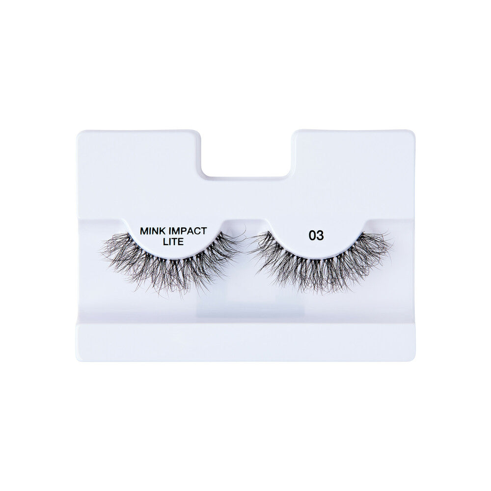 MIL03_extra_007 "I-ENVY Mink Impact Lite Clear Band Vegan Faux Mink Strip Lash, additional product view 7."