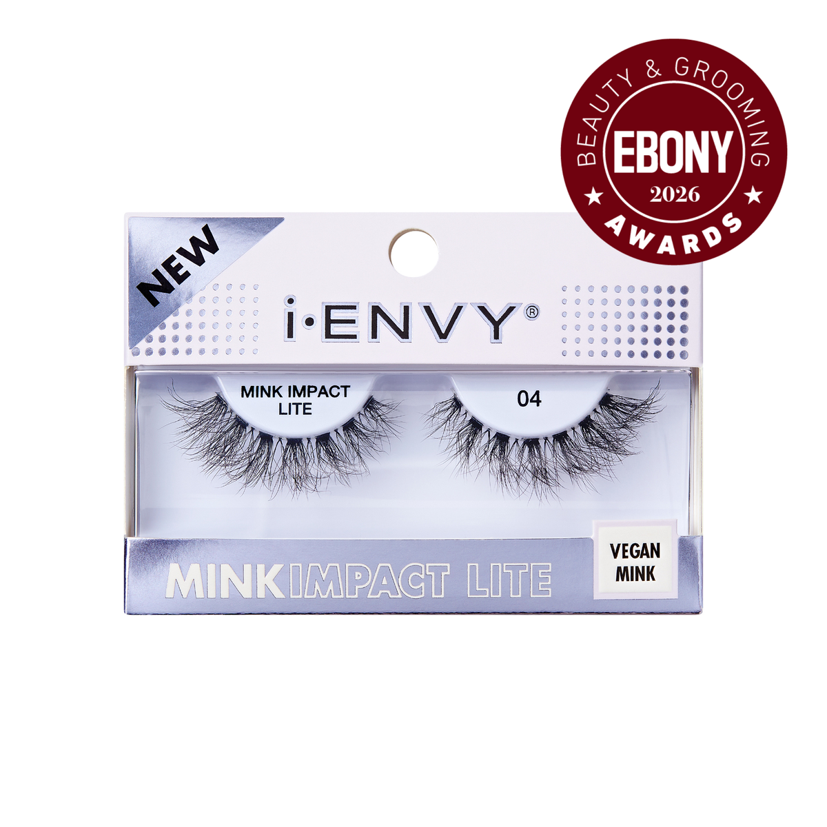 MIL04_main "A single false eyelash. The eyelash is curved and features multiple strands of synthetic or natural fibers designed to mimic the appearance of natural eyelashes. The strands are densely packed at the base and taper off towards the tips, creating a voluminous and fluttery effect. The base of the eyelash appears to be a thin, flexible band that can be adhered to the eyelid. The overall design suggests it is intended for cosmetic use to enhance the appearance of the eyes."
