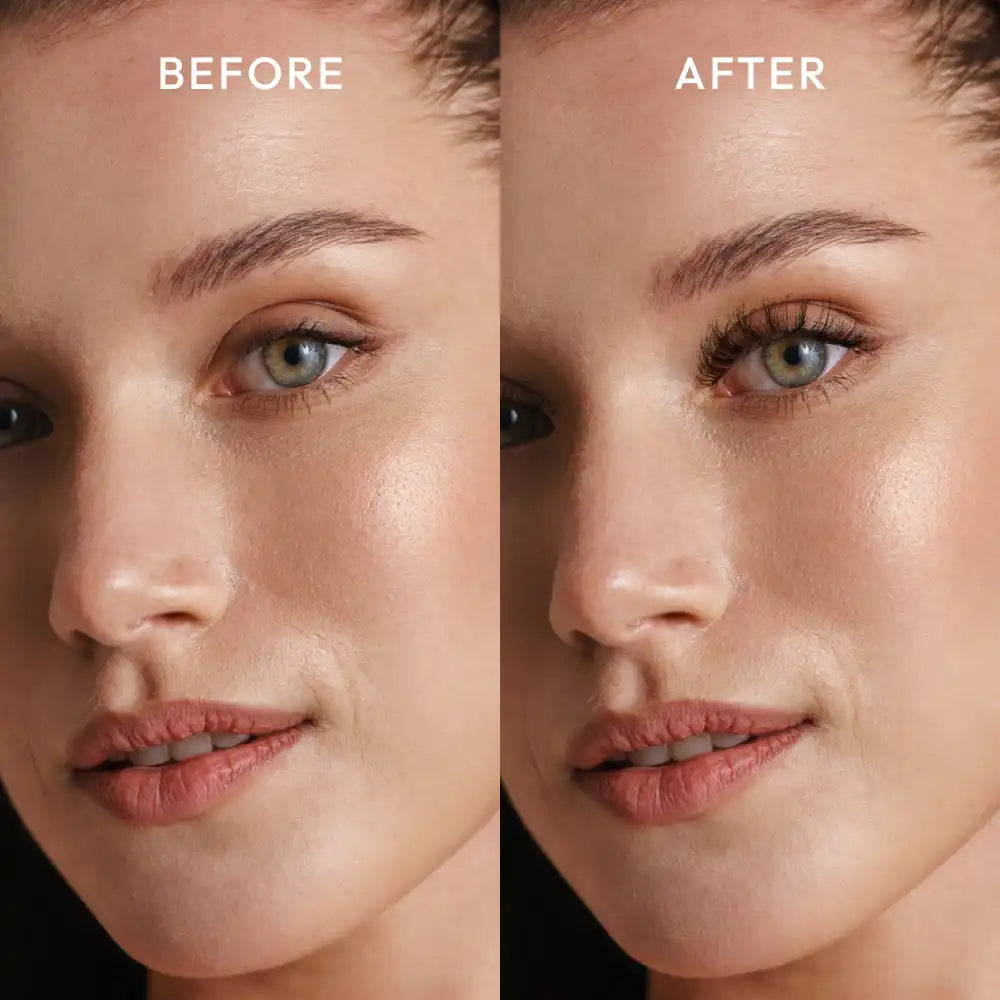 MIL05_extra_001 "I-ENVY Mink Impact Lite Clear Band Vegan Faux Mink Strip Lash, additional product view 1."