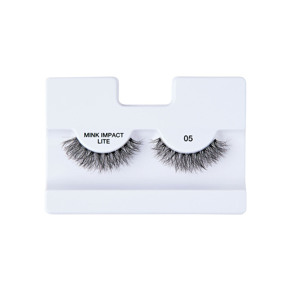 MIL05_extra_007 "I-ENVY Mink Impact Lite Clear Band Vegan Faux Mink Strip Lash, additional product view 7."