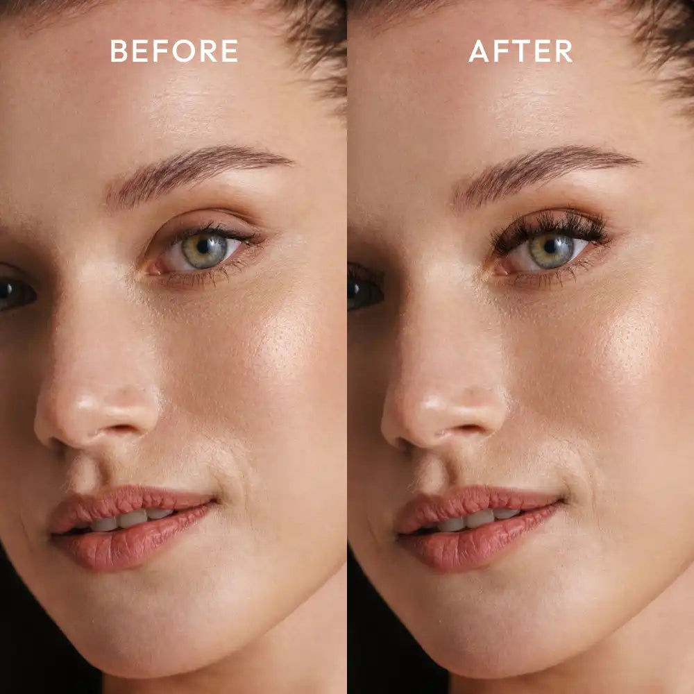 MIL06_extra_001 "I-ENVY Mink Impact Lite Clear Band Vegan Faux Mink Strip Lash, additional product view 1."