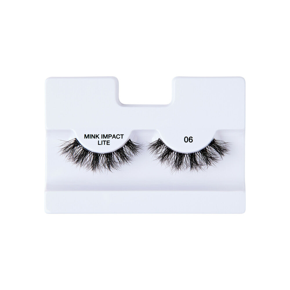 MIL06_extra_007 "I-ENVY Mink Impact Lite Clear Band Vegan Faux Mink Strip Lash, additional product view 7."