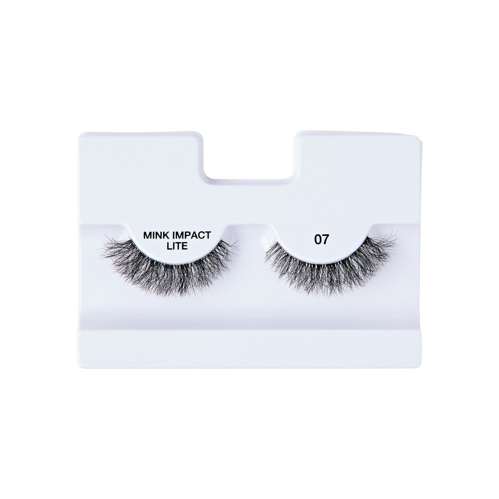 MIL07_extra_007 "I-ENVY Mink Impact Lite Clear Band Vegan Faux Mink Strip Lash, additional product view 7."