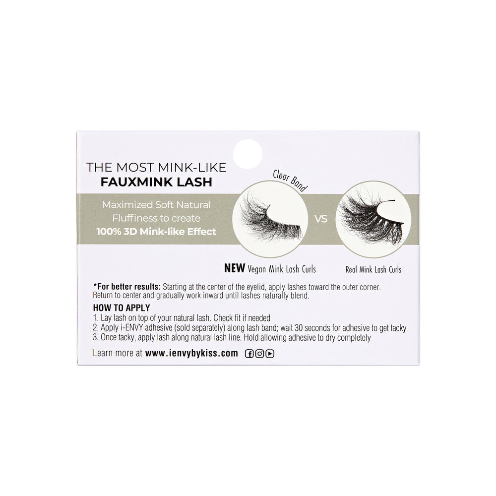 MIL07_extra_010 "I-ENVY Mink Impact Lite Clear Band Vegan Faux Mink Strip Lash, additional product view 10."