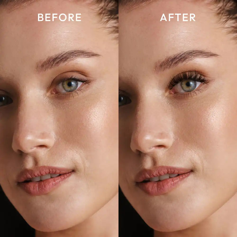 MIL10_extra_001 "I-ENVY Mink Impact Lite Clear Band Vegan Faux Mink Strip Lash, additional product view 1."