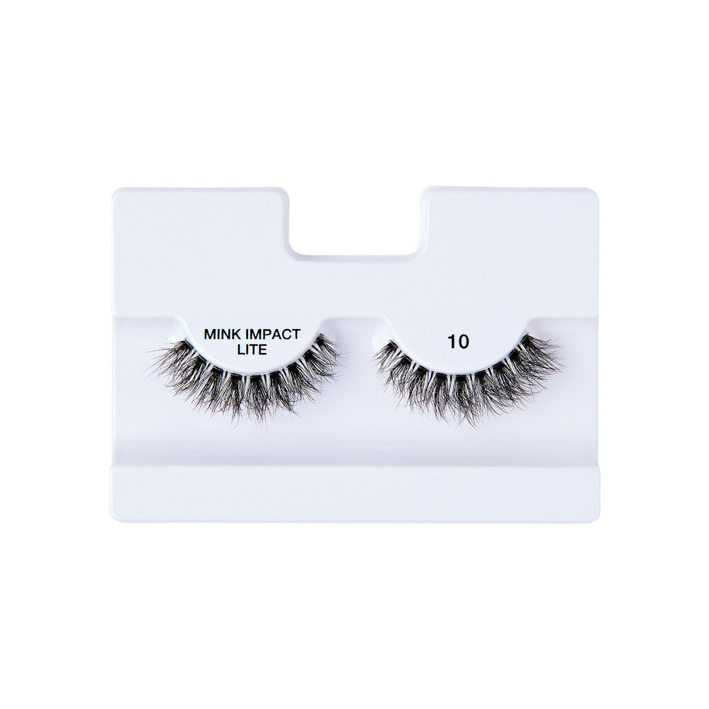 MIL10_extra_007 "I-ENVY Mink Impact Lite Clear Band Vegan Faux Mink Strip Lash, additional product view 7."
