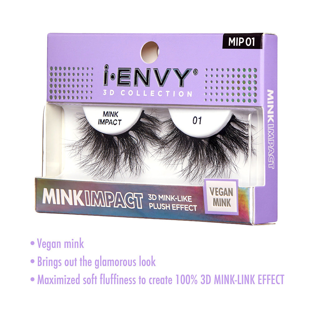 MIP01_extra_003 "I-ENVY Mink Impact Strip Lashes, additional product view 3."