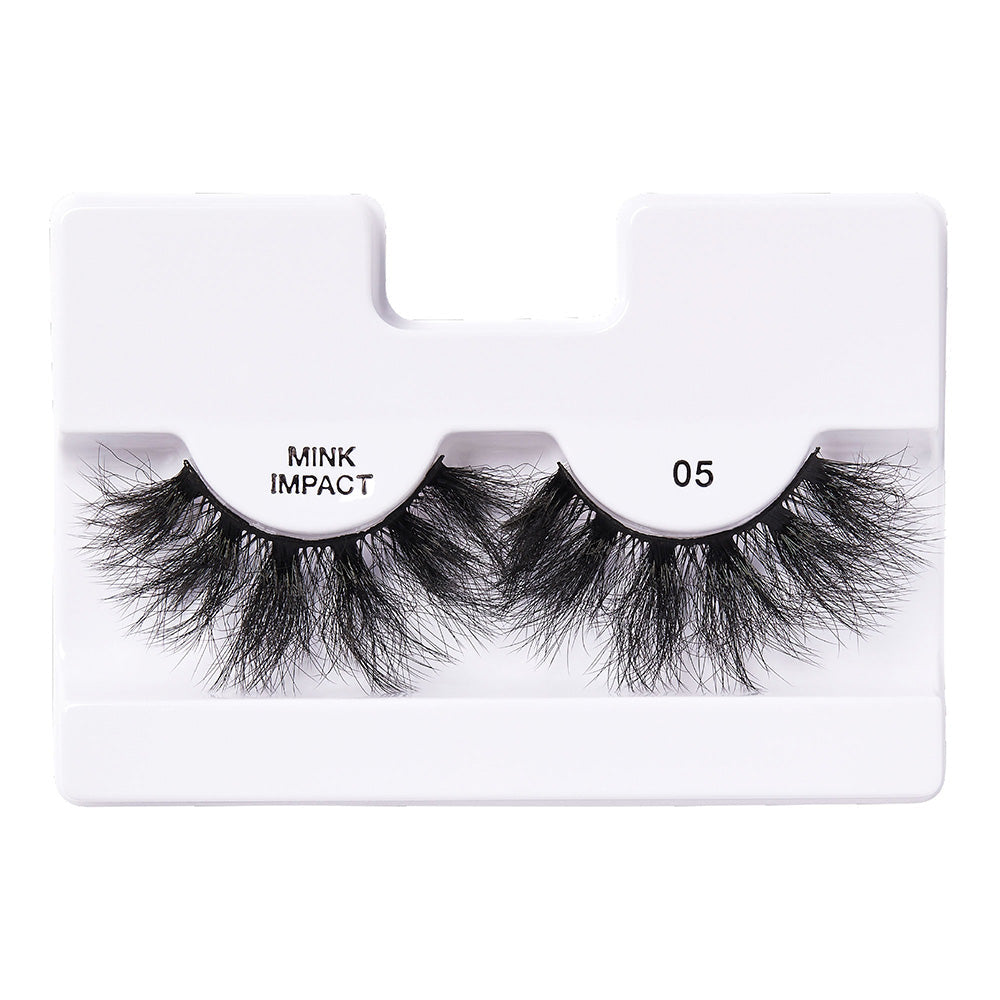 MIP05_extra_001 "I-ENVY Mink Impact Strip Lashes, additional product view 1."