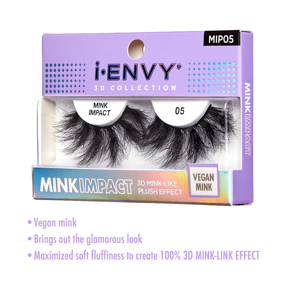 MIP05_extra_003 "I-ENVY Mink Impact Strip Lashes, additional product view 3."