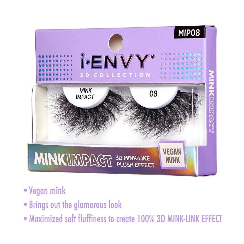 MIP08_extra_003 "I-ENVY Mink Impact Strip Lashes, additional product view 3."