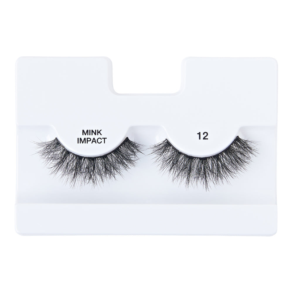MIP12_extra_001 "I-ENVY Mink Impact Strip Lashes, additional product view 1."