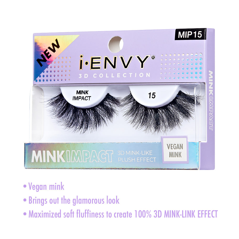 MIP15_extra_003 "I-ENVY Mink Impact Strip Lashes, additional product view 3."