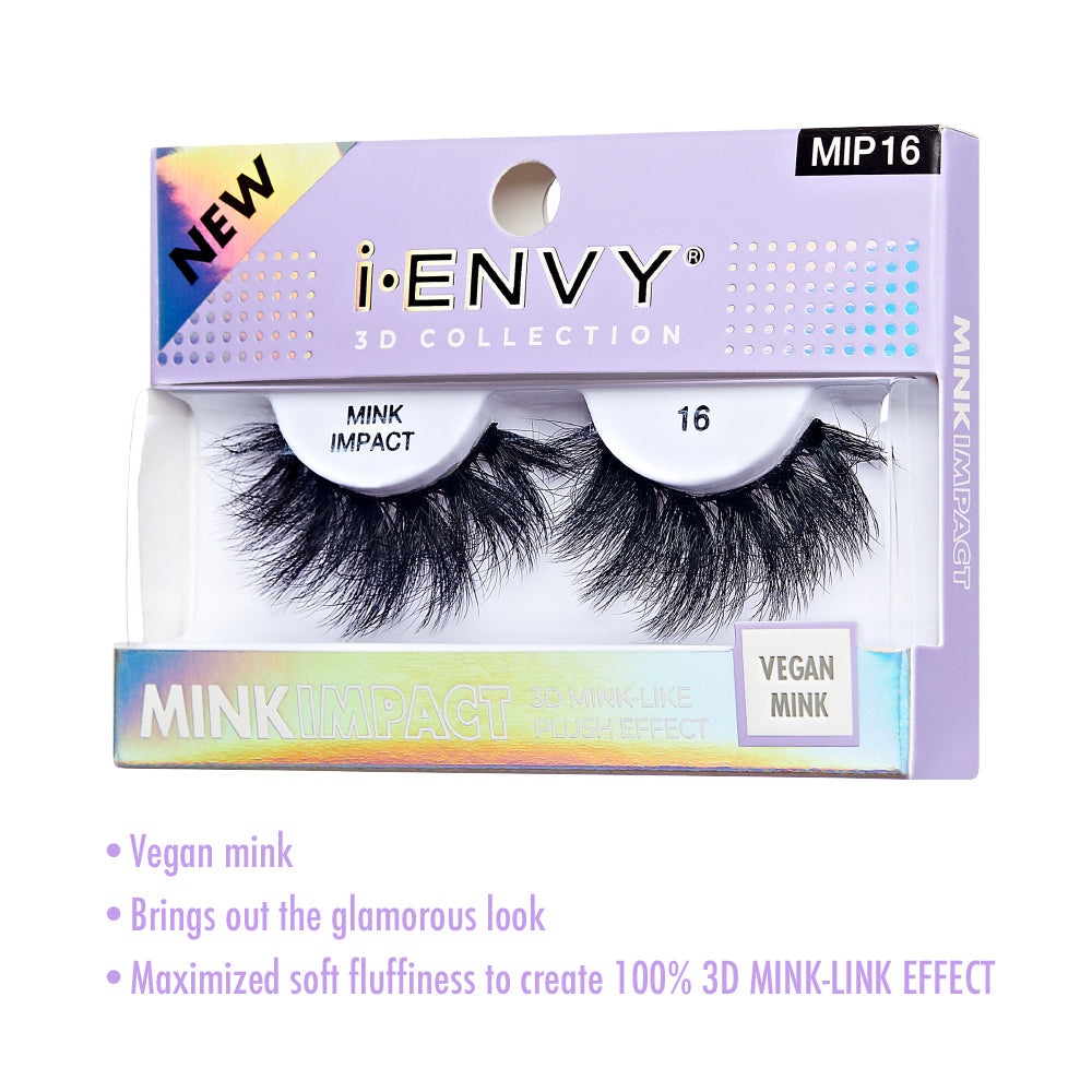 MIP16_extra_003 "I-ENVY Mink Impact Strip Lashes, additional product view 3."