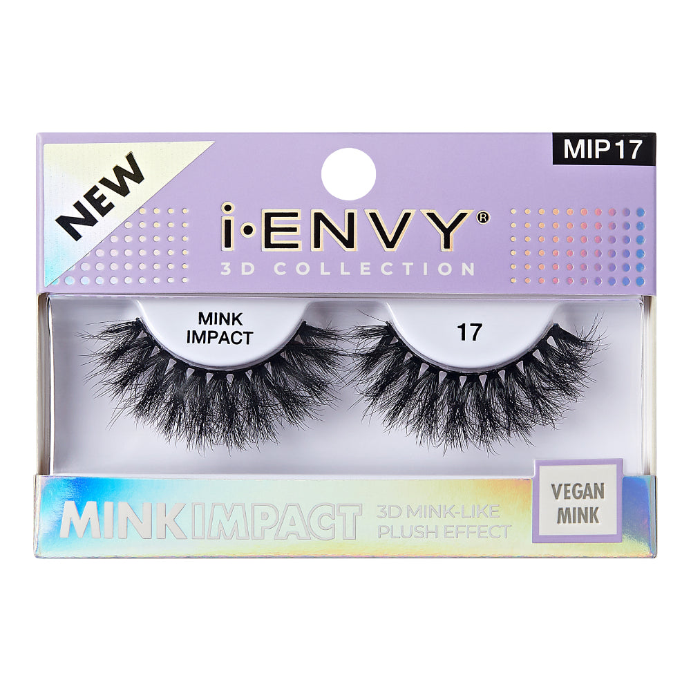 MIP17_main "A single false eyelash. The eyelash is black and features a dramatic, voluminous design with long, wispy fibers. The fibers are arranged in a crisscross pattern, creating a full and fluttery appearance. The base of the eyelash is a thin, flexible strip that is used to attach the eyelash to the eyelid. The overall look is bold and glamorous, suitable for enhancing the eyes for special occasions or dramatic makeup looks."