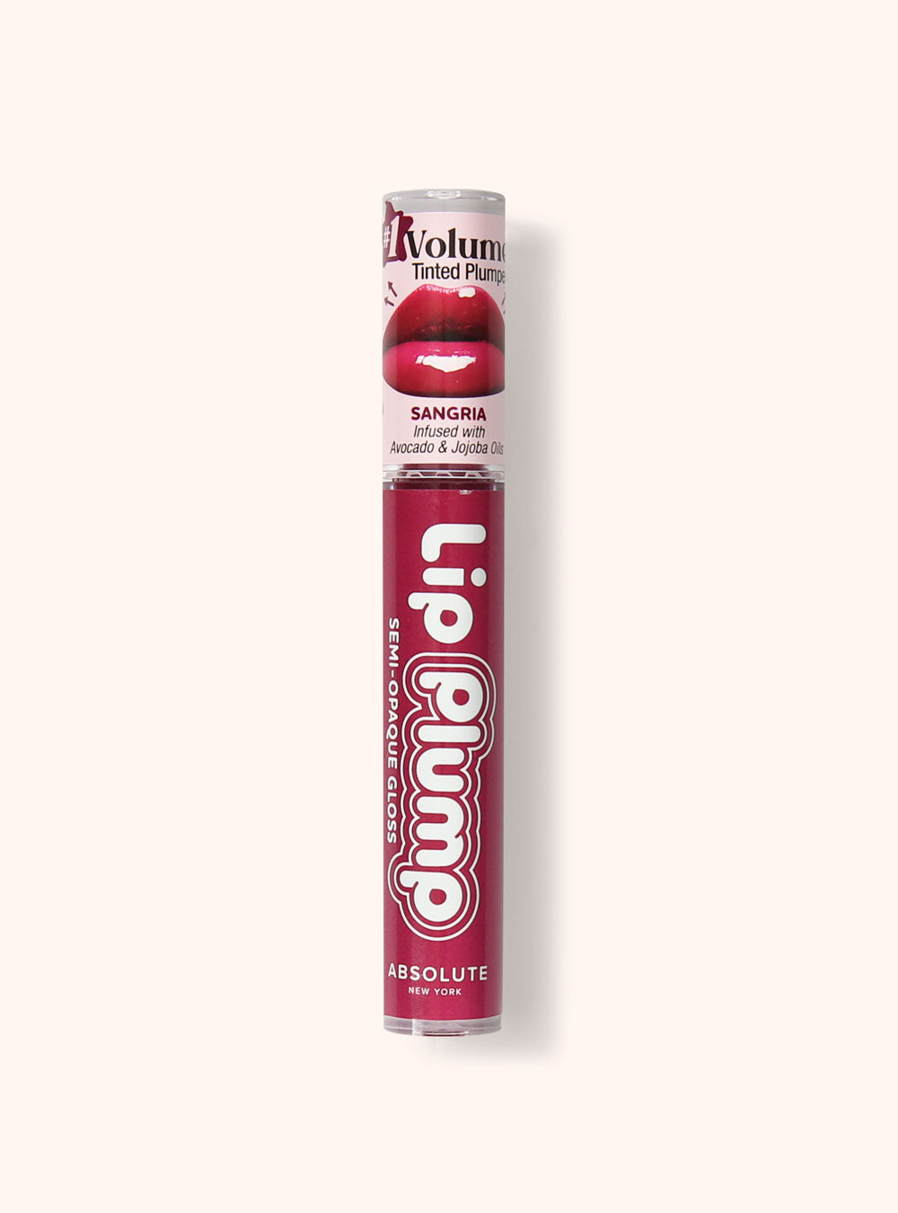 Lip Plump Semi-Opaque Gloss - mlpg-10-sangria