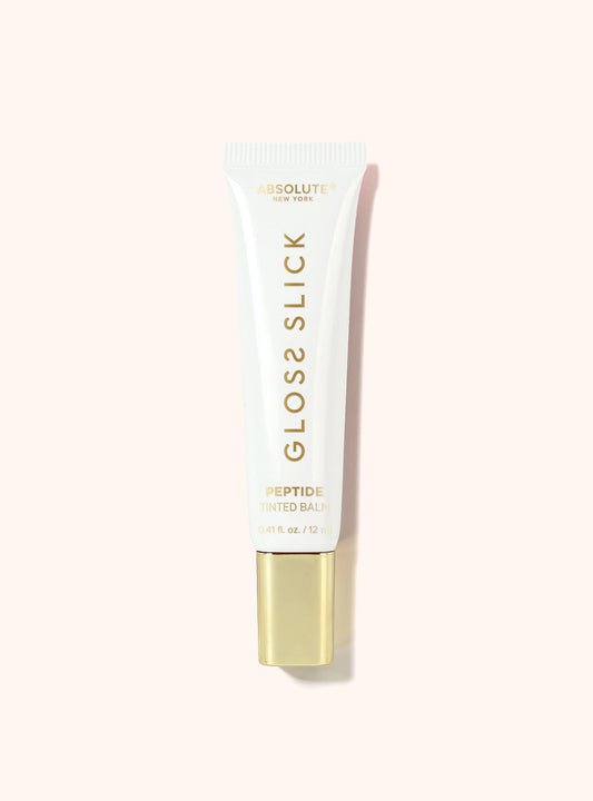 Absolute New York Gloss Slick Peptide Tinted Balm – Peppermint Spritz clear balm tube