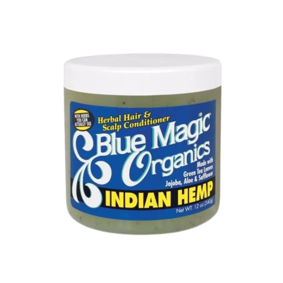 Blue Magic Original Herbal Hair & Scalp Conditioner Indian Hemp | Nourishing Treatment – 12 oz