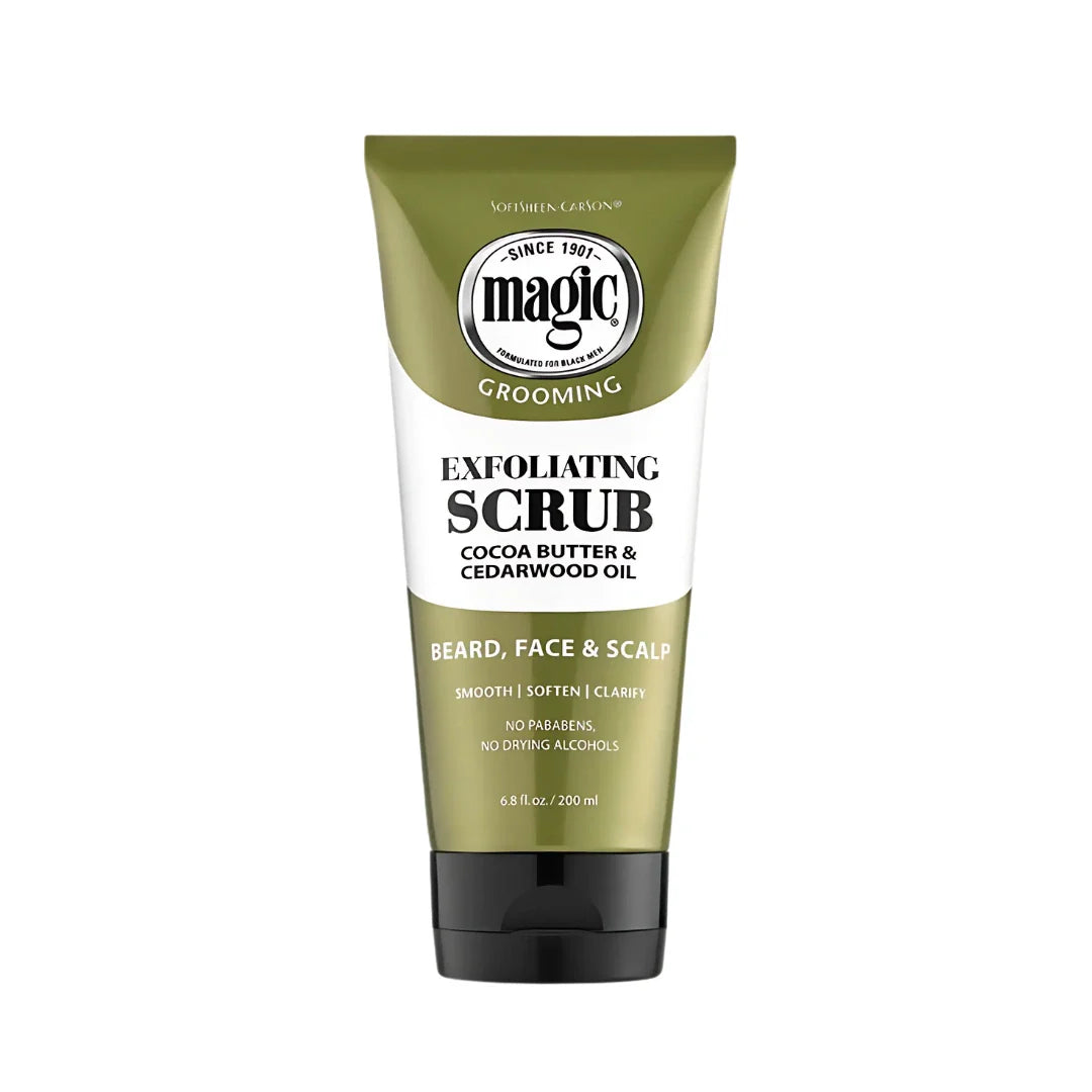 Magic Grooming Exfoliating Scrub- Beard, Face & Scalp - 6.8 oz