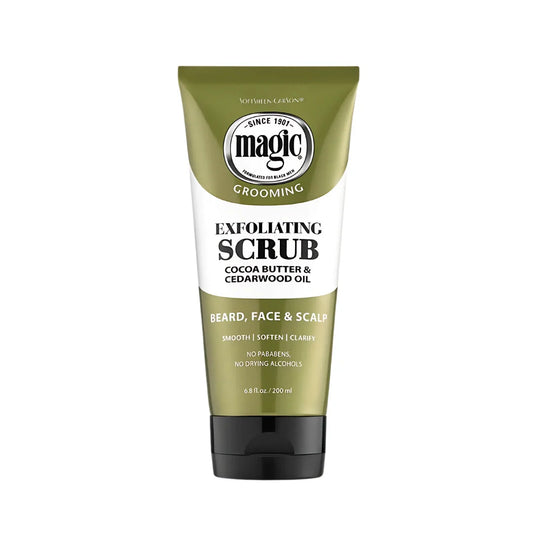 Magic Grooming Exfoliating Scrub- Beard, Face & Scalp - 6.8 oz