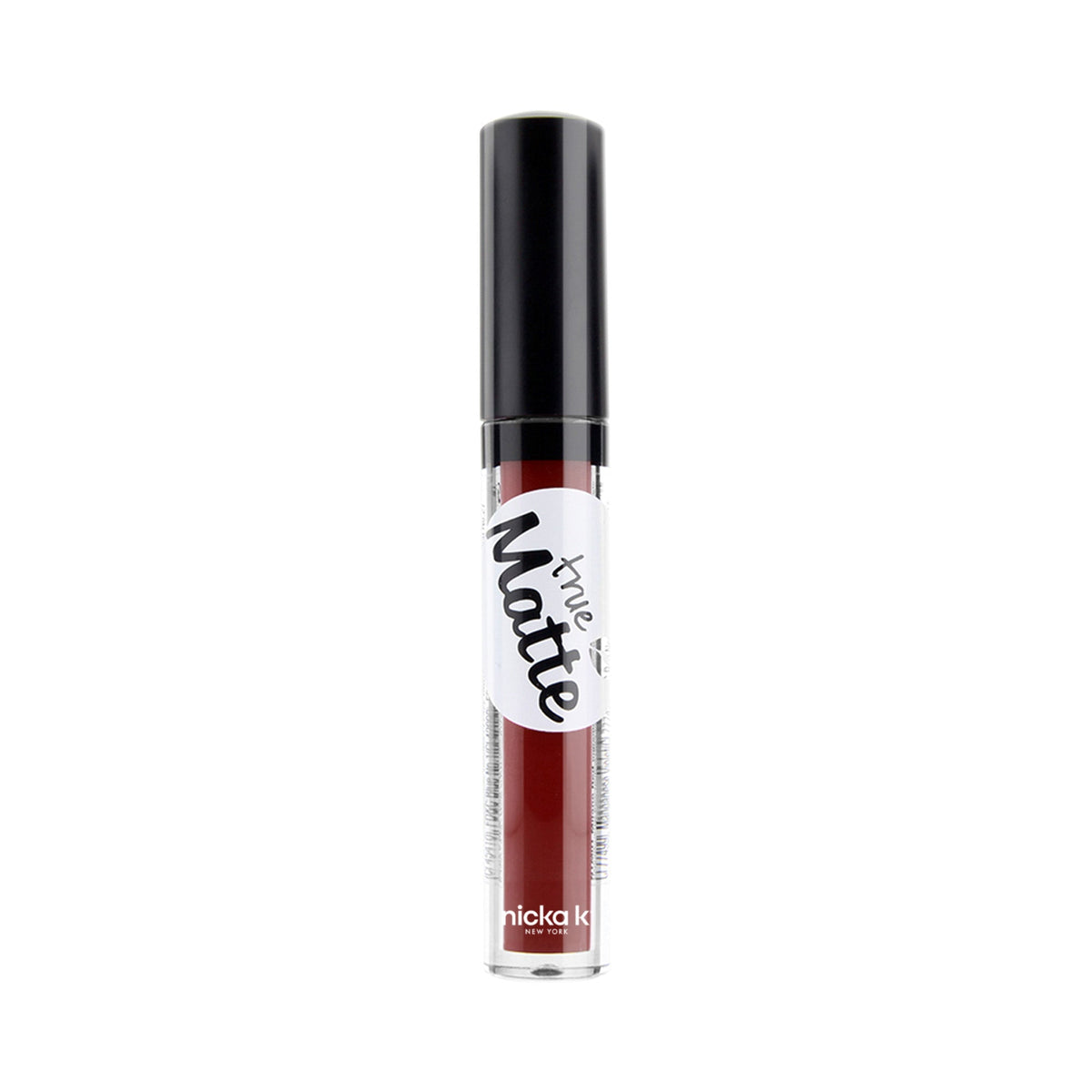 Nicka K True Matte Lip Color in Wine Berry, tube