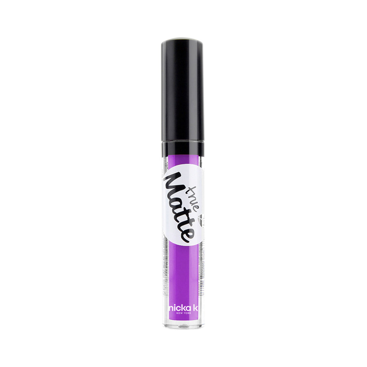Nicka K True Matte Lip Color in Vivid Violet, tube