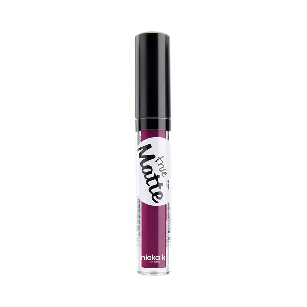 Nicka K True Matte Lip Color in Wine Down, tube