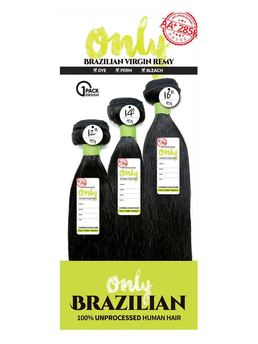 ONLY BRZ MULTI S-BODY BRAZILIAN VIRGIN REMY 100% UNPROCESSED HUMAN HAIR